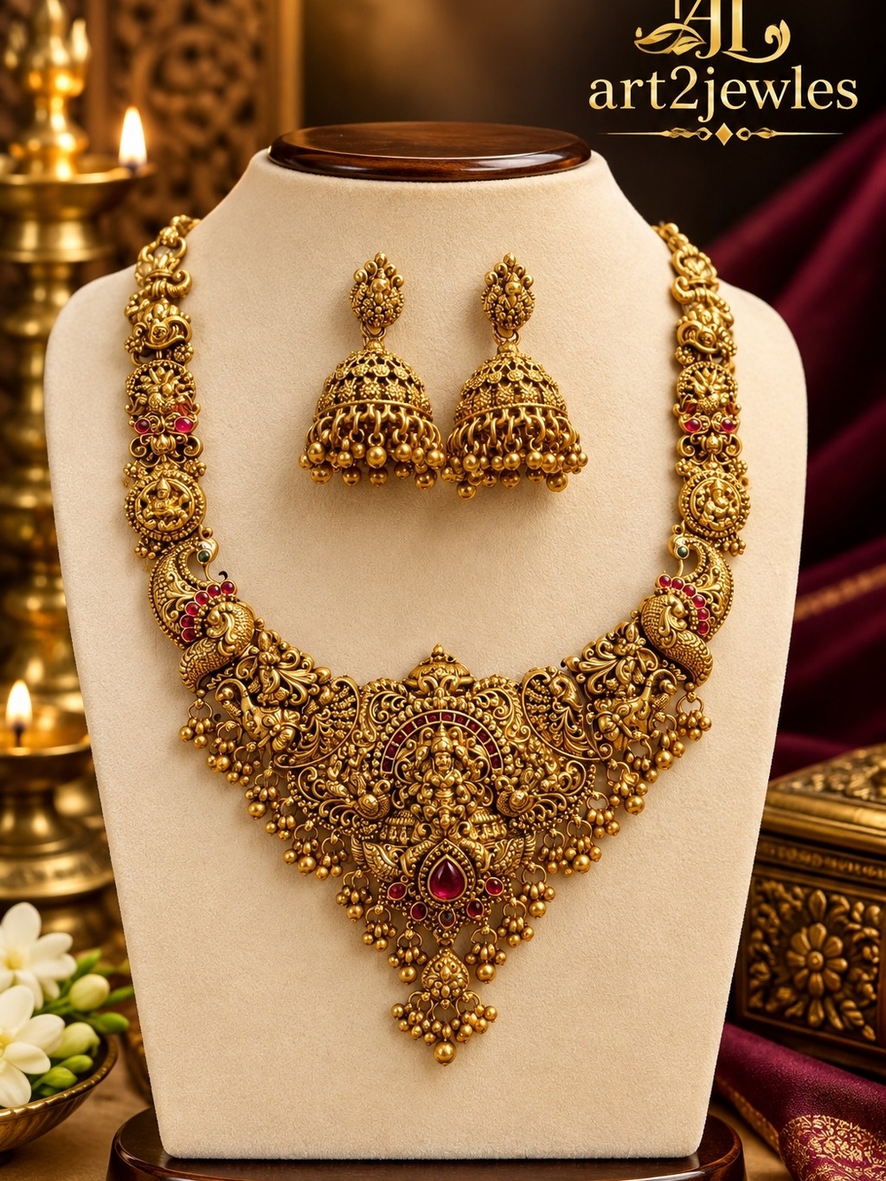 Gold Plated Temple Jewelry